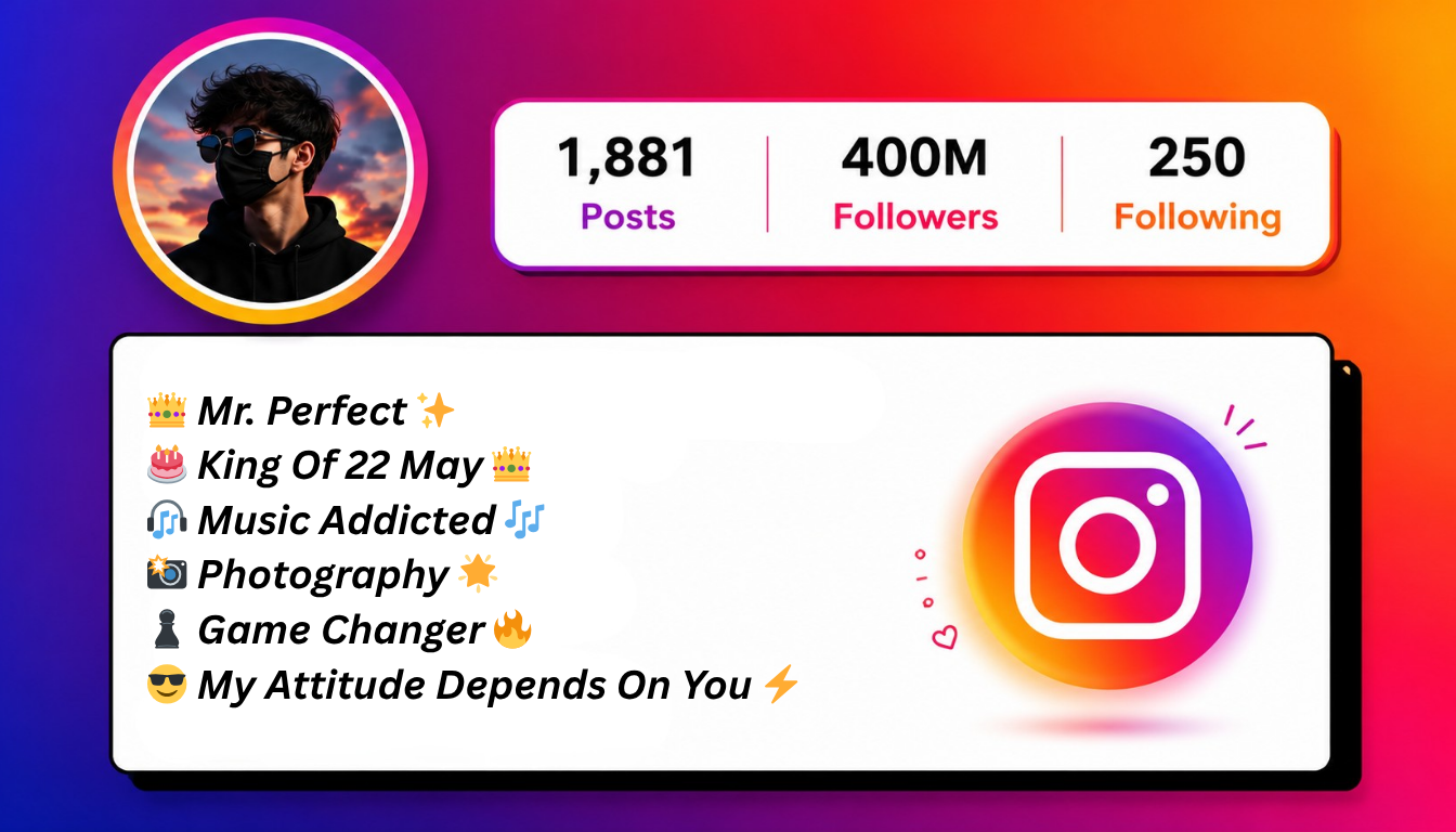 100+ Instagram Bio for Boys: Cool, Stylish & Attitude