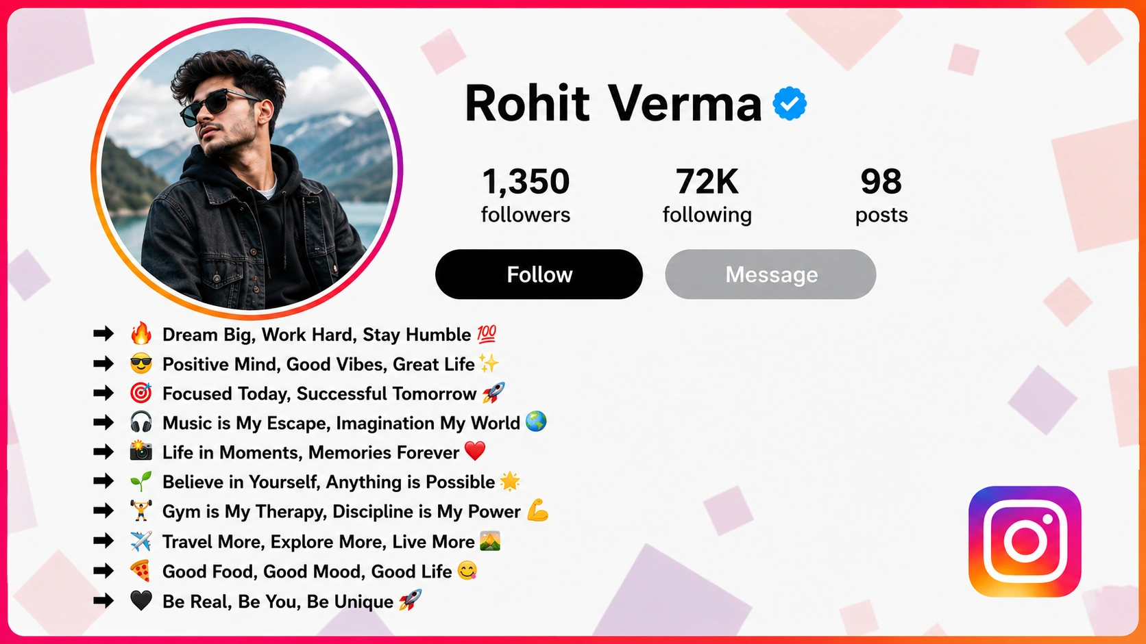 Best Instagram Bio for Boys: Cool and Stylish Profile Ideas