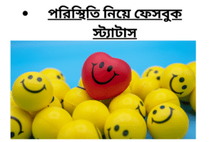পরিস্থিতি নিয়ে ফেসবুক স্ট্যাটাস 