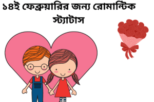 ১৪ই ফেব্রুয়ারির জন্য রোমান্টিক স্ট্যাটাস 